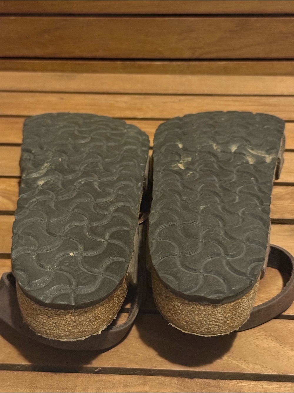 Women’s Yara Oiled Leather Flat Mocha 38 - Picture 5 of 7